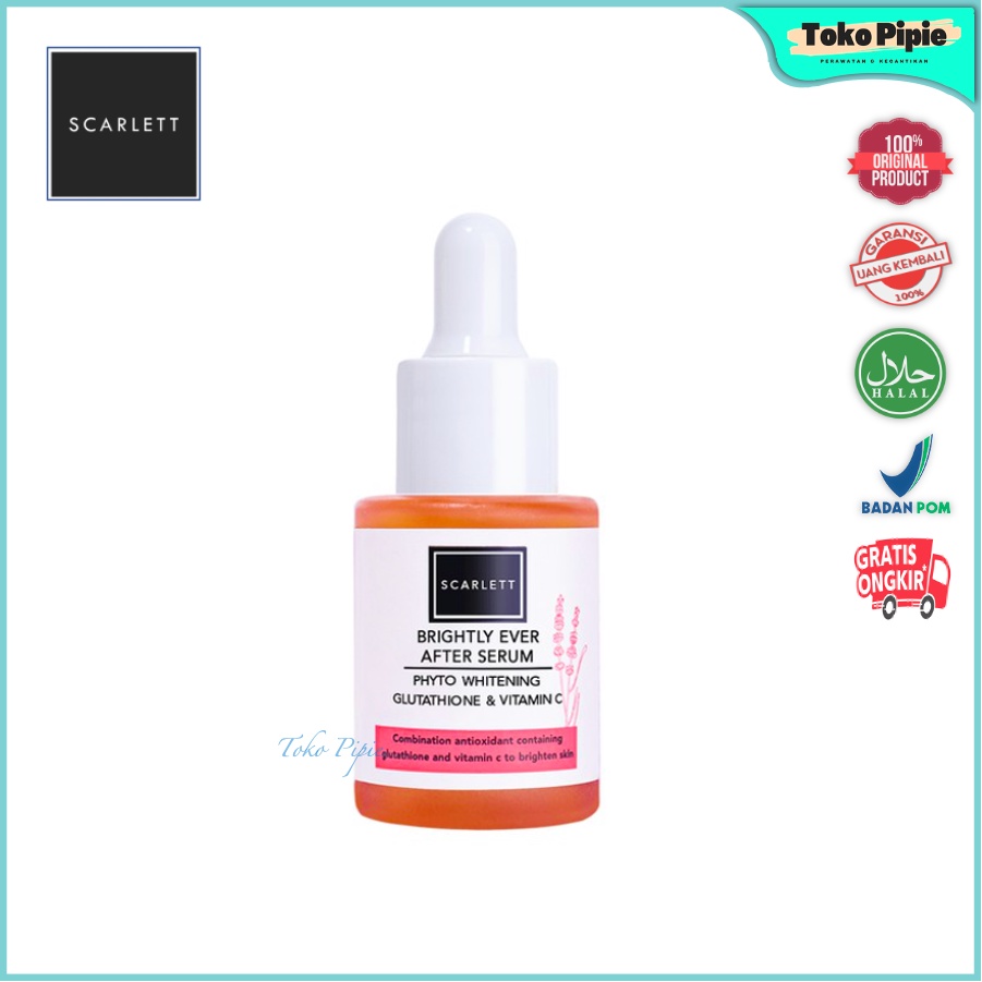 Scarlet Scarlett Skarlet Scarrlett Whitening Brightening SERUM ESSENCE BRIGHTLY EVER AFTER Cream Kri