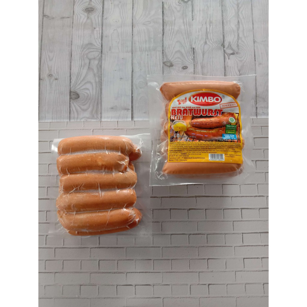 Jual Sosis Bratwurts Keju Kimbo - Sosis - Sosis Ayam - Sosis Sapi ...