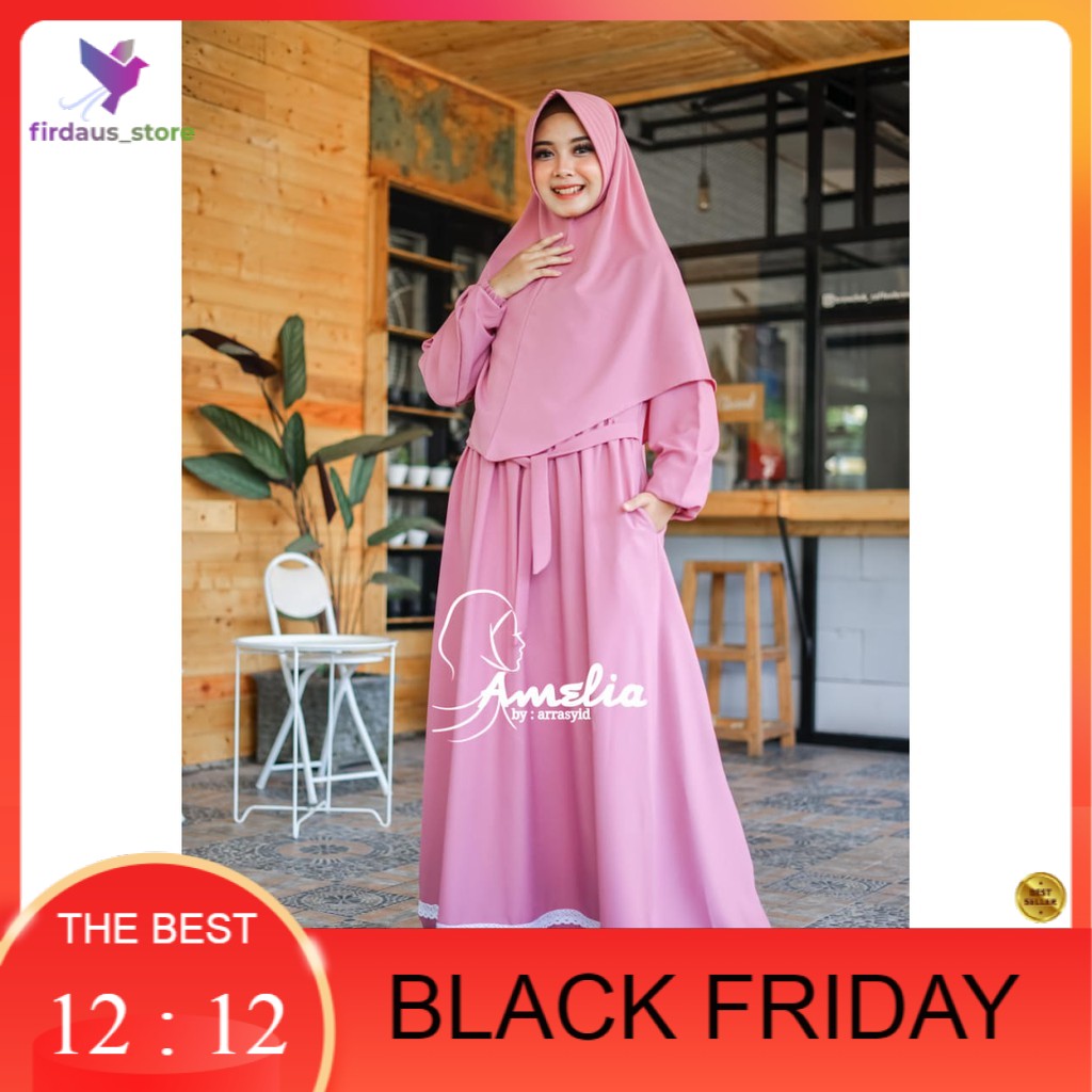 TERLARIS SILVIA SET SYARI GAMIS WANITA