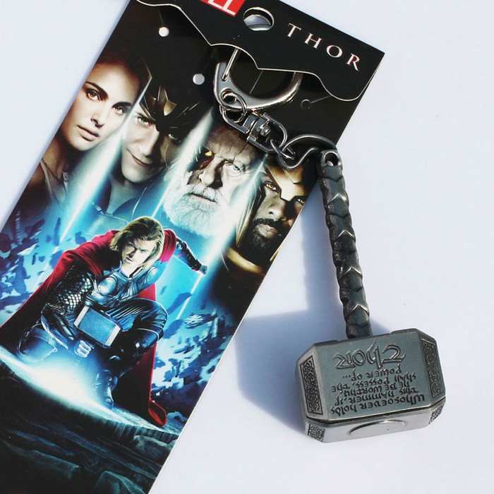 Gantungan Kunci Palu Thor / Thor's Hammer Keychain READY STOCK