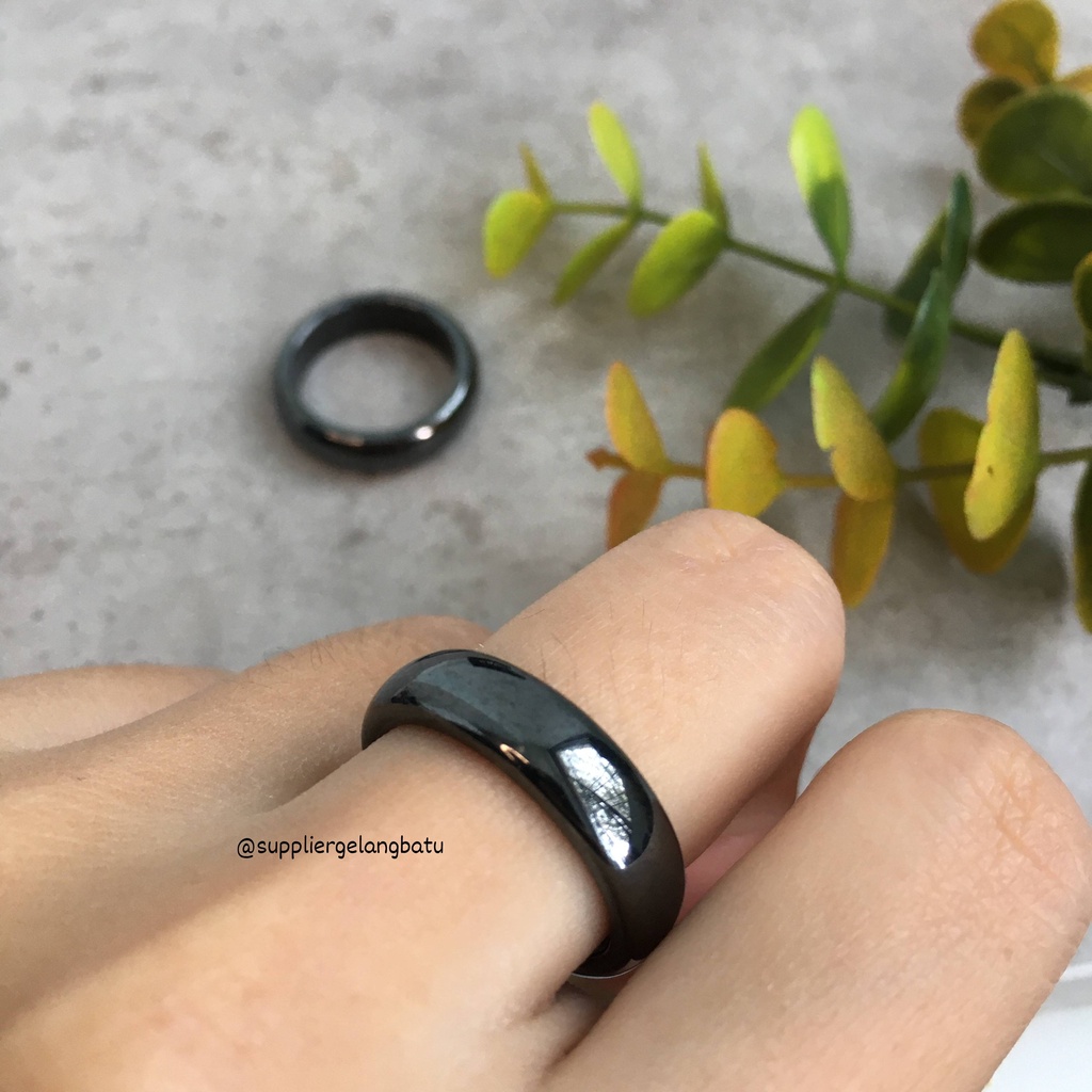 CINCIN KESEHATAN BATU HEMATITE MAGNET GARANSI ORIGINAL TERMURAH GROSIR