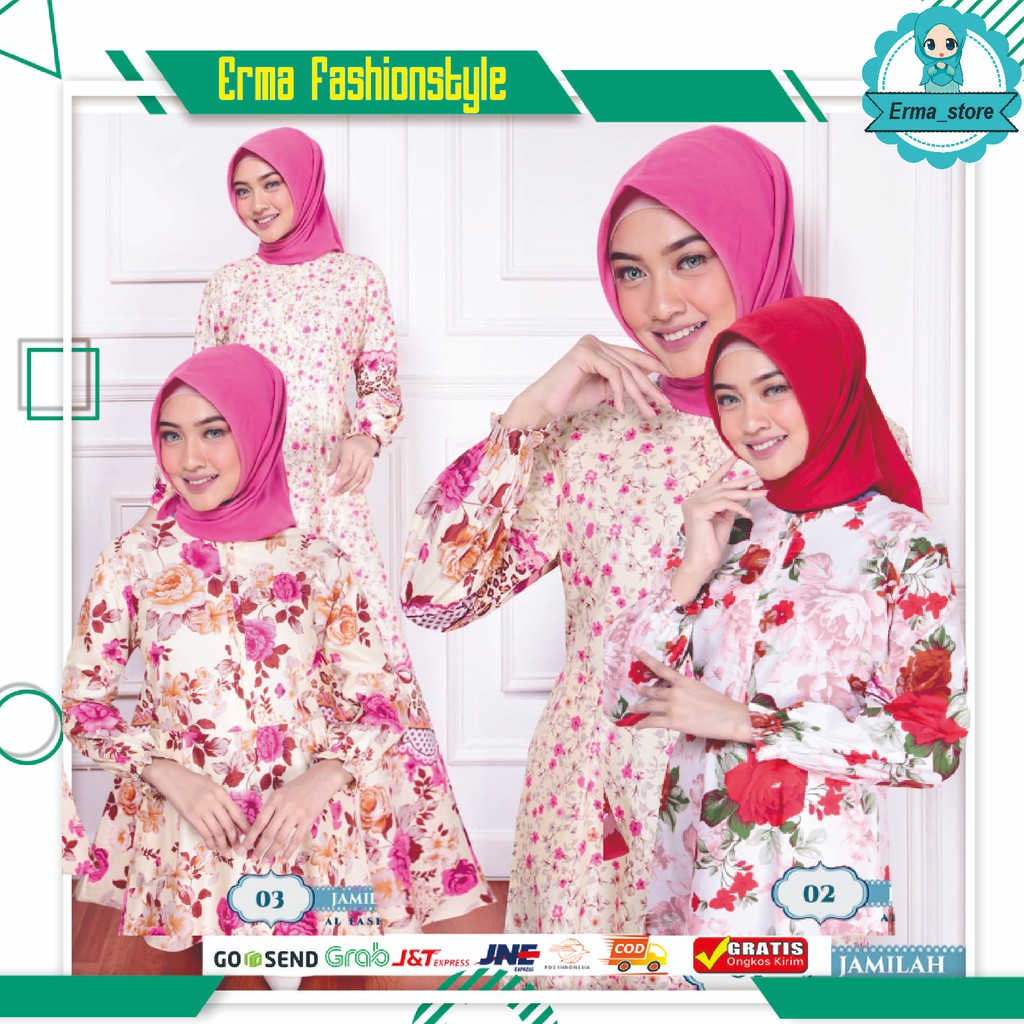 [COD] Toko Baju Gamis Dress Motif Remaja Wanita Indah Promo Baju Wanita Lebaran Muslim Top Terlaris
