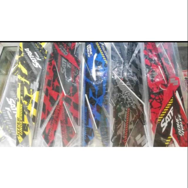 Striping-lis-sticker satria fu injeksi 2018-2019