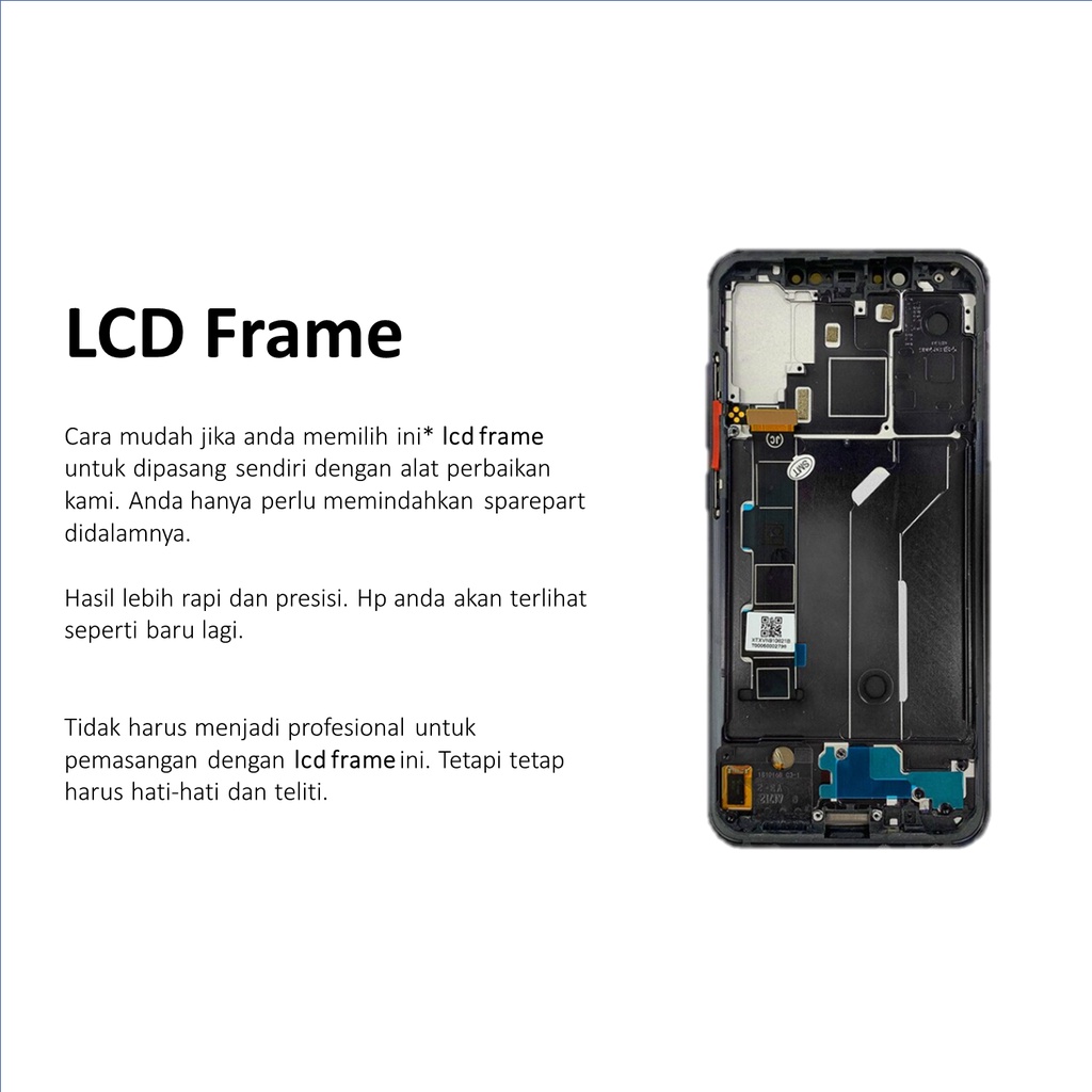 [ CHECK.ID ] LCD + FRAME XIAOMI MI 8 MI8 SERVICE PRODUCT