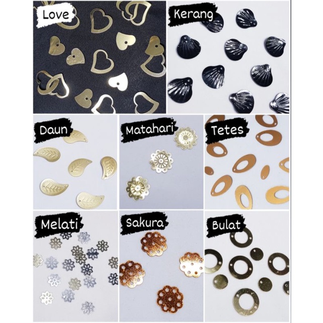 Ramboci FLK/Ram Payet/Kerang/Bulat/Tetes/Sakura/Melati/Love/Pon