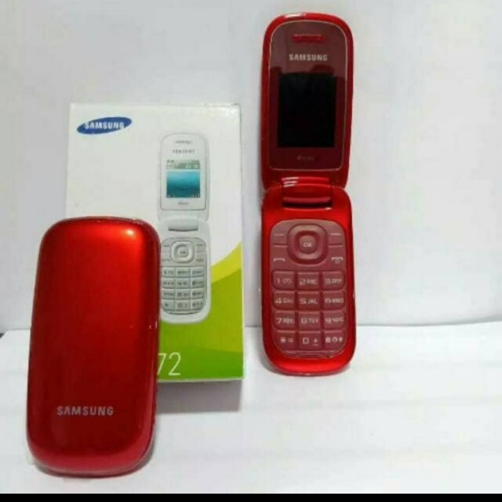 Handphone Samsung Caramel 1272 Flip Hp Jadul Samsung 1272 HP MURAH BAHASA INDONESIA-6