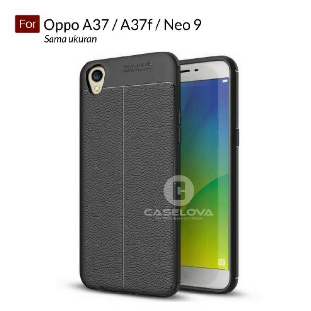 Leather Slim Case Autofocus Oppo A37 Neo 9 Anti Glare 