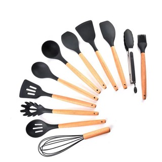 silicone cooking utensils merk kitchen set free box / spatula silikon