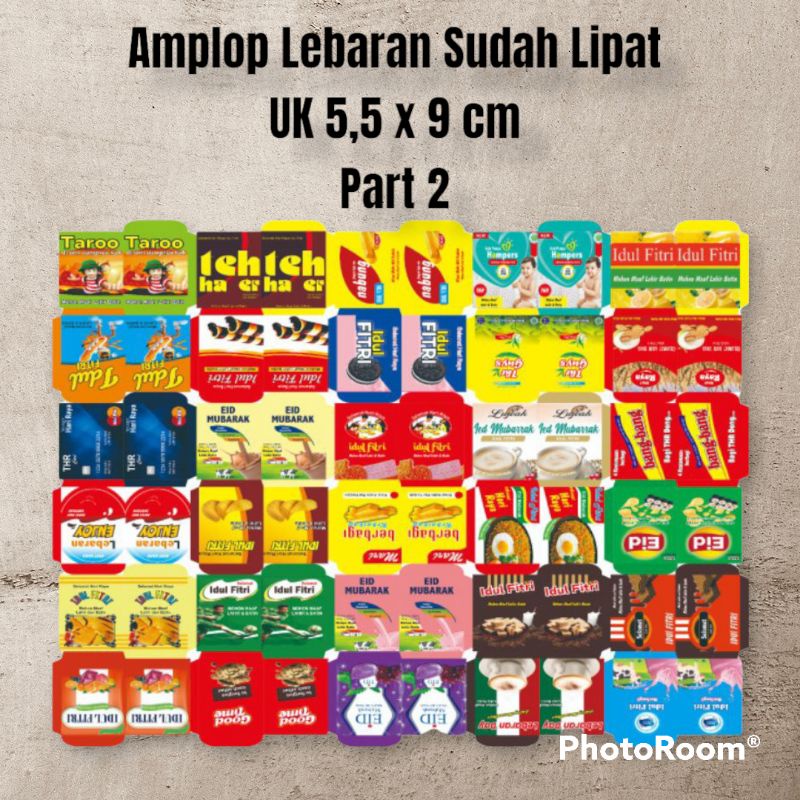 

AMPLOP LEBARAN SNACK SUDAH LIPAT PART 2