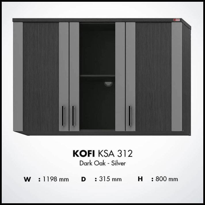 Kitchen Set Atas / Lemari Dapur Atas / Rak Dapur Atas Kofi Activ - 2 Pintu