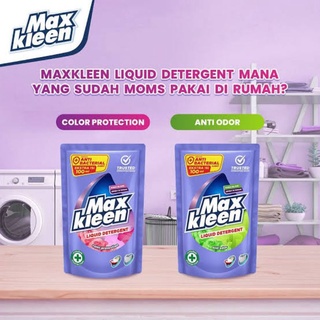 MAX KLEEN LIQUID DETERGENT 600+100ml Anti Odor Colour Protection