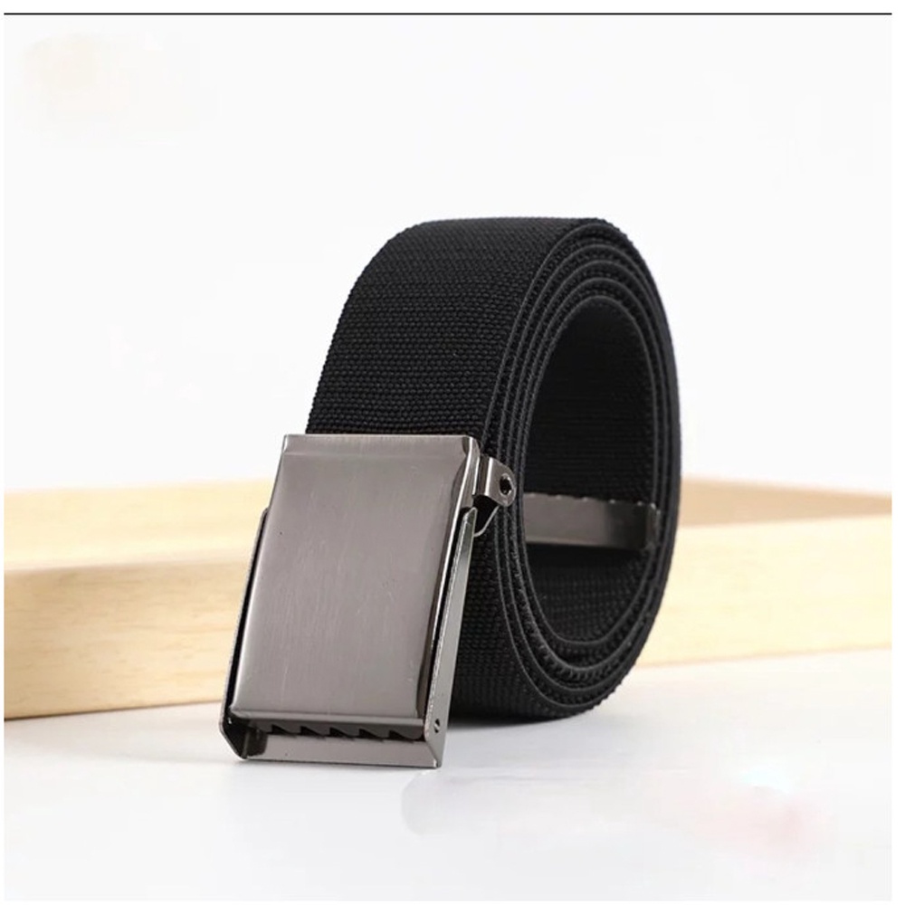 SHOPEE 6.6 SUPER SALE!! Ikat Pinggang Nylon Panjang 120cm Sabuk Sekolah SMA SMP  Gesper Hangout Sporty men belt Terbaru