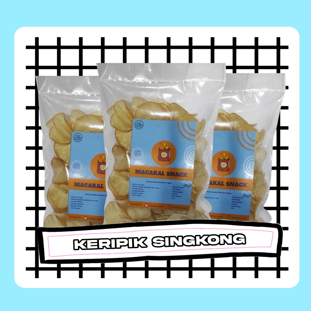 

Keripik Singkong Asin 250 gram