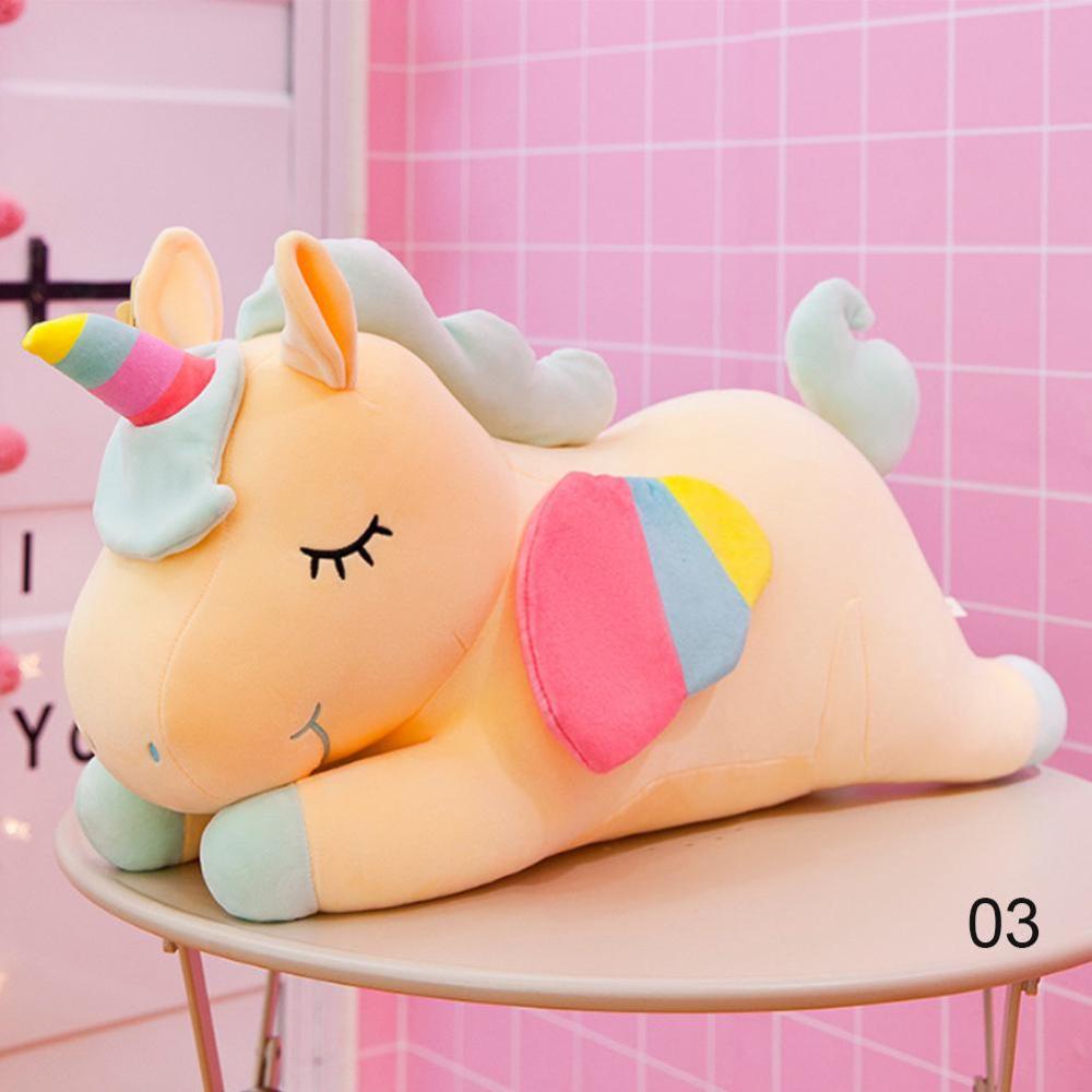 Timekey Mainan Boneka Stuffed Plush Unicorn 30cm Untuk Hadiah Ulang Tahun Anak Perempuan O1Q2