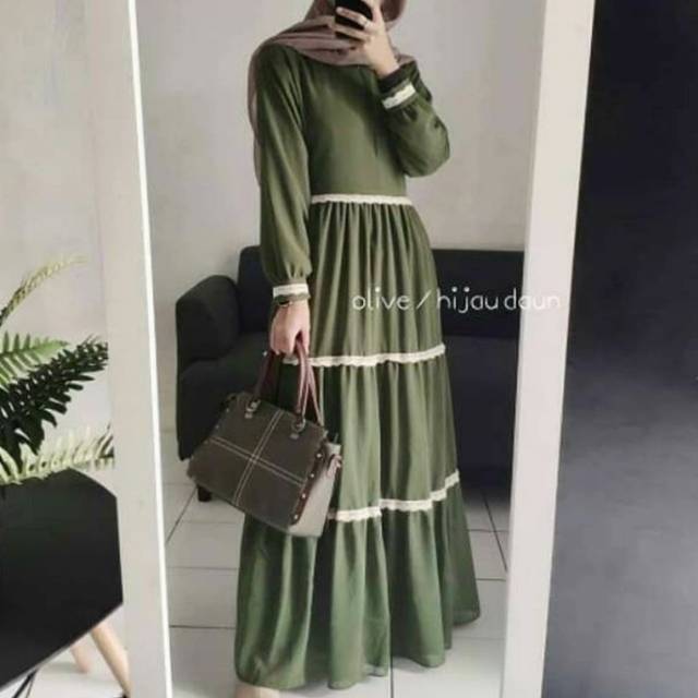 Gamis Susun Renda/Gamis Renda Susun
