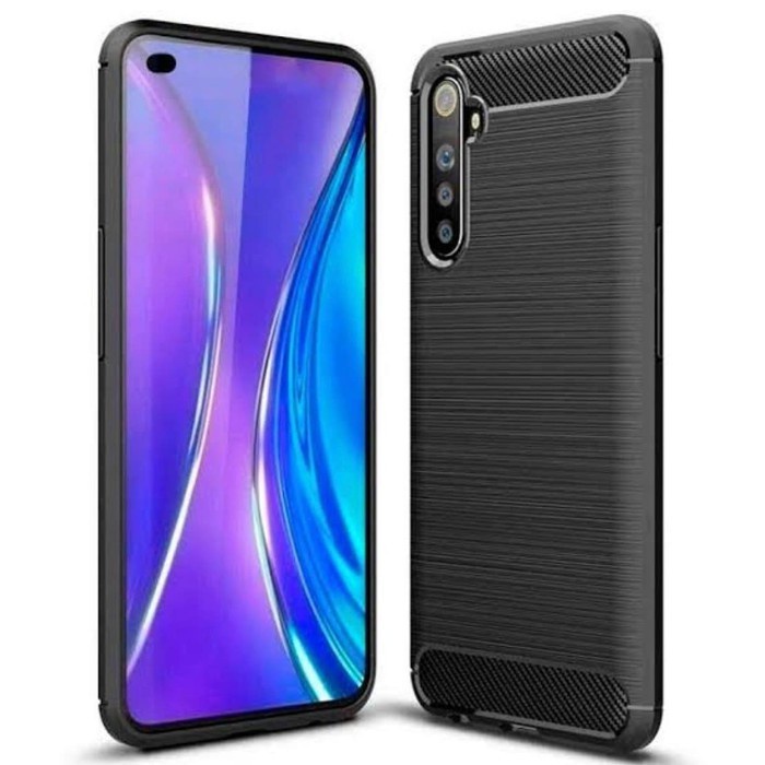 SoftCase Carbon Realme 6 / Casing / Cover / Case