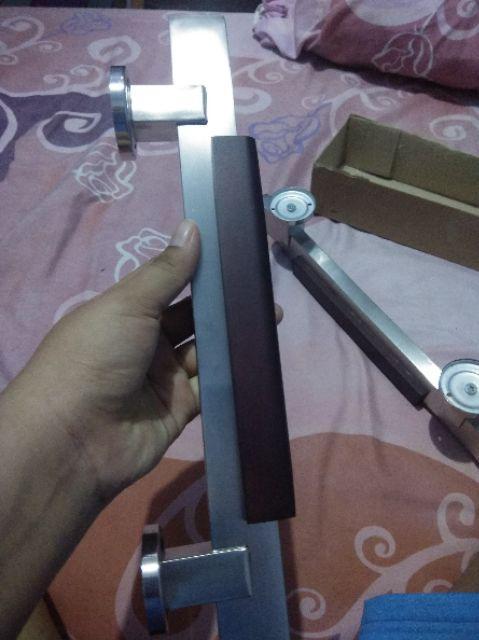 1 Set Handle Pintu Rumah Kayu Kotak Kombinasi & Body Kunci Pintu