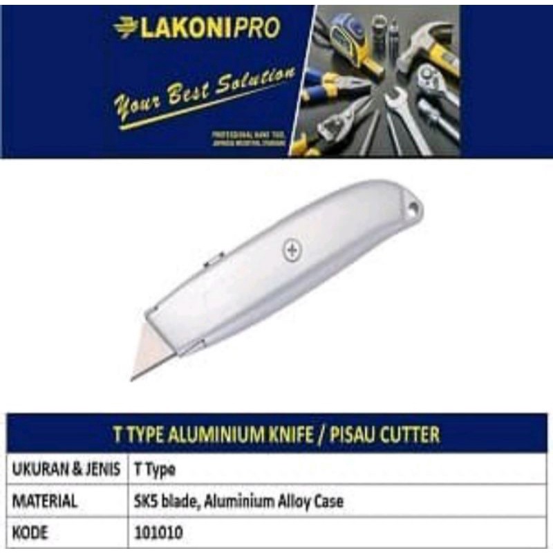 

LAKONI PRO - 101010 Cutter T Type Aluminium Knife