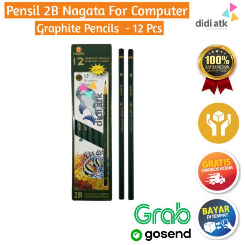 

Pensil 2B Nagata 12 Pcs