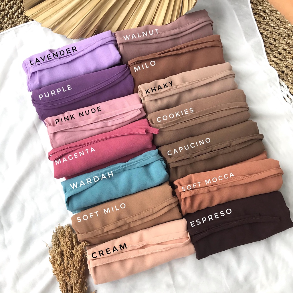 Jilbab Instan Khimar Bergo Jersi Malaysia Kerudung Jersey Malay