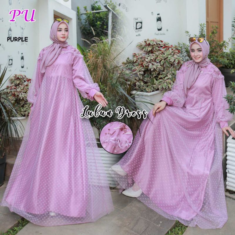 GAMIS LULUN / GAMIS WANITA TERBARU / GAMIS WANITA MURAH / BAJU KONDANGAN / BAJU BRIDESMAIDS / SERAGA