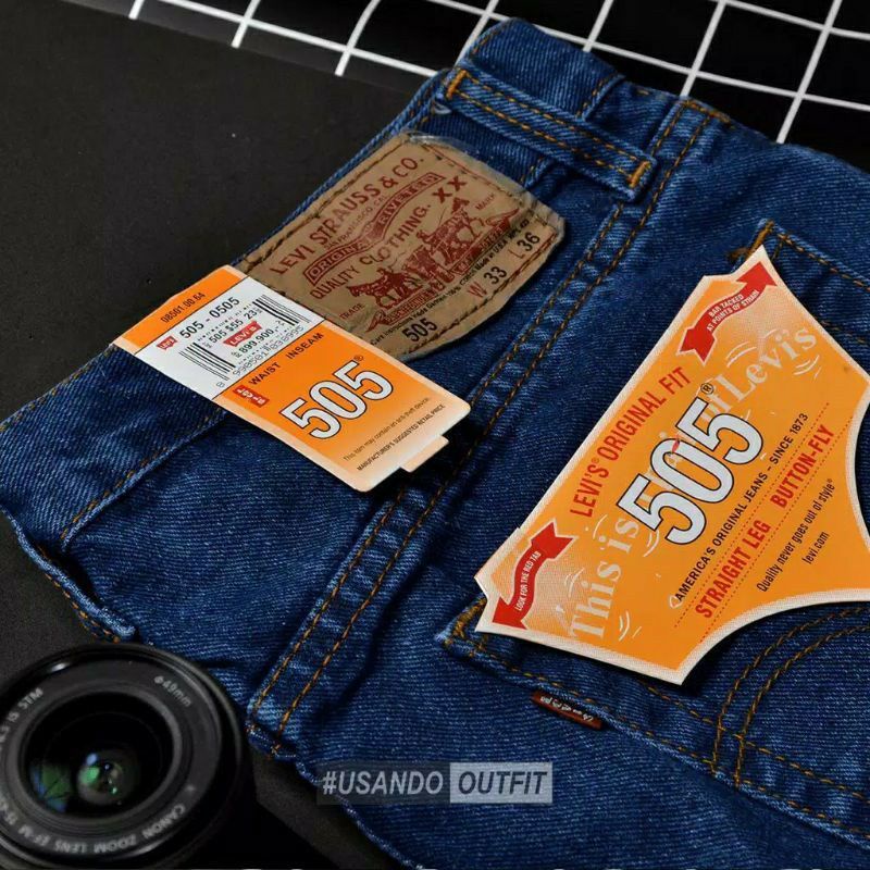 Celana Panjang Pria Standar / Celana Levis 505 Standar / Celana Jeans Levis Panjang