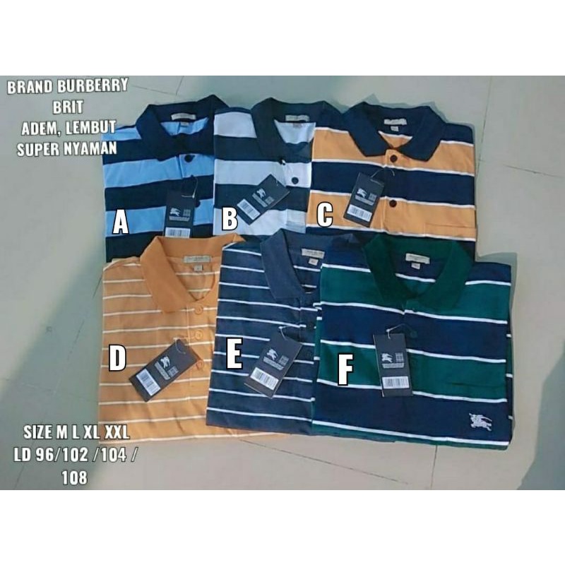 Kaos BerKerah Dewasa Original brands Burberry