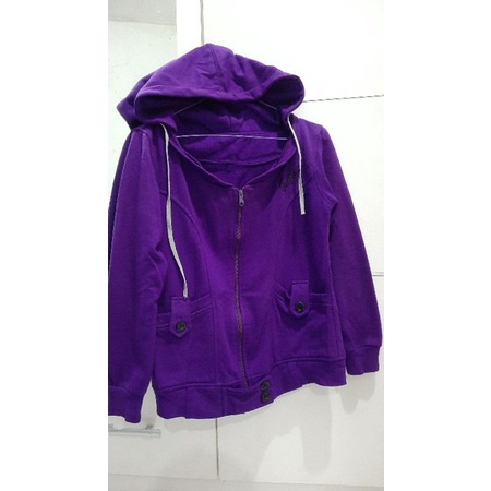 Preloved Murah Jaket Riders Ungu