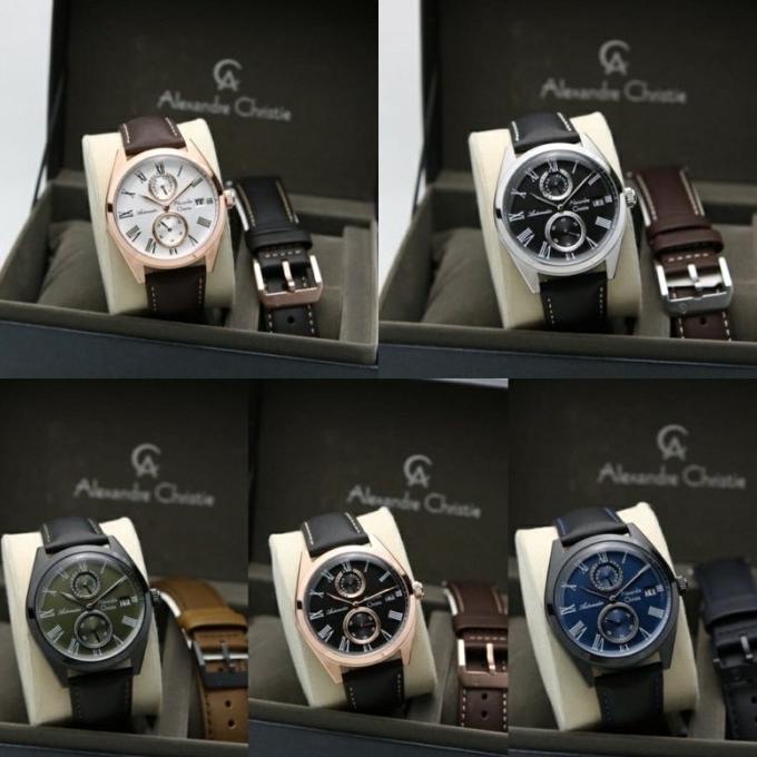 [ ORIGINAL ] Jam Tangan Pria Alexandre Christie 3040 AC 3040 AUTOMATIC