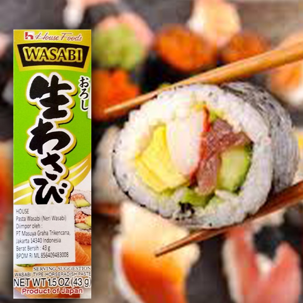 WASABI House Food Paste 43gr / Saus Wassabi for Sushi