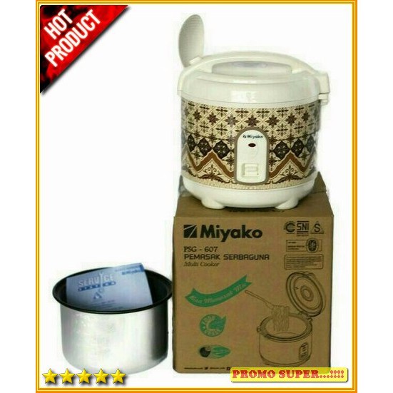 rice cooker mini miyako psg 607 - rice cooker kecil murah O3928