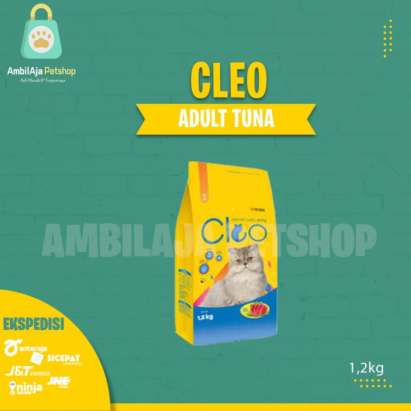 Makanan kucing CLEO 1,2kg TUNA ADULT