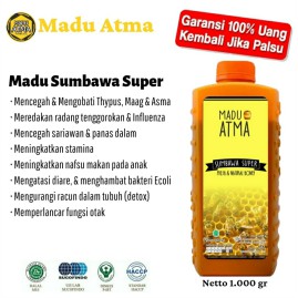 

Madu sumbawa super GARANSI UANG KEMBALI 100% MADU ASLI & MURNI , MADU ATMA