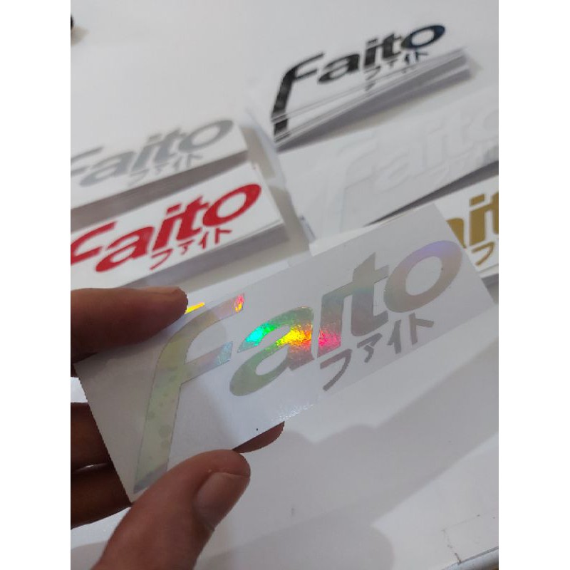 STICKER FAITO CUTTING