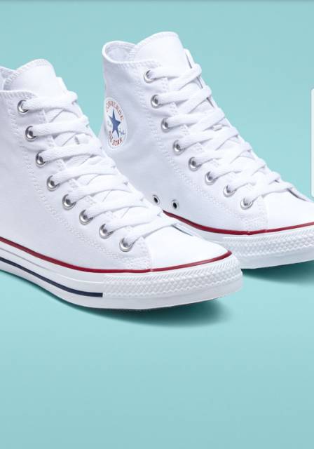 converse shoes high top white