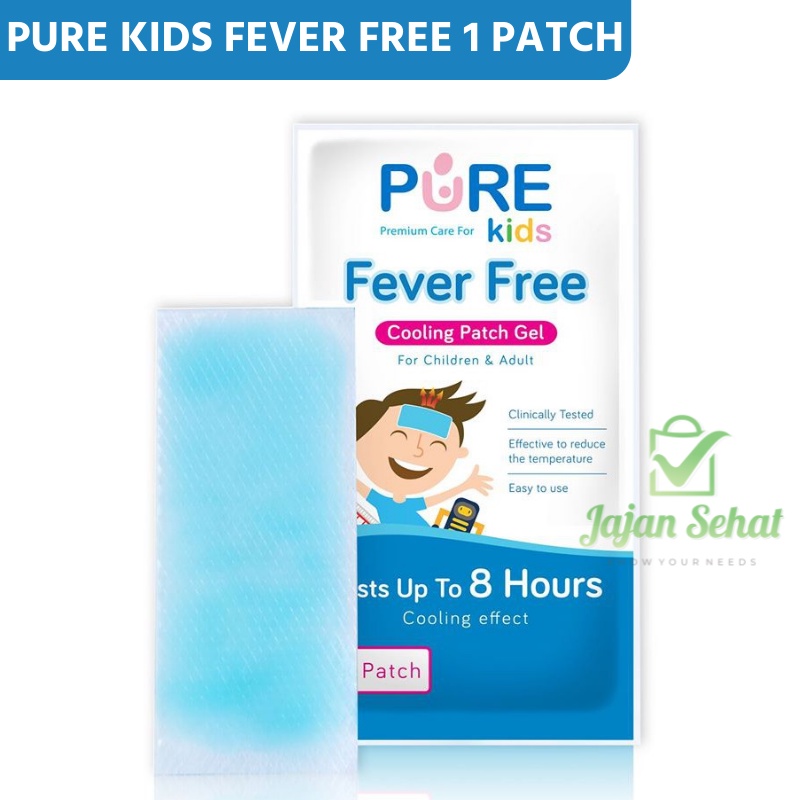 Pure Kids Fever Free 1 Patch Pure Baby Obat Demam Kompres Anak