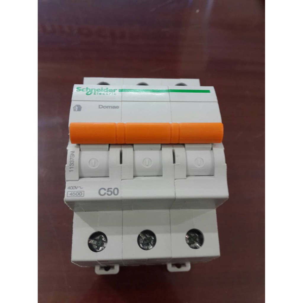 Jual MCB Circuit Breaker 3P/C50 50A Domae Schneider
