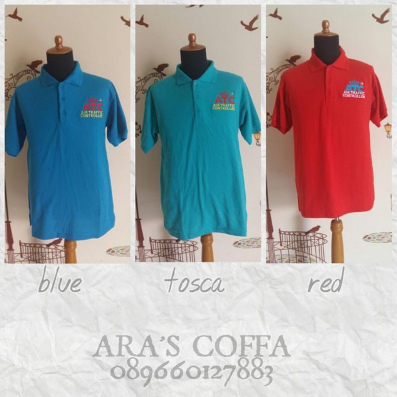 Kaos Polo Bordir Atc or by request