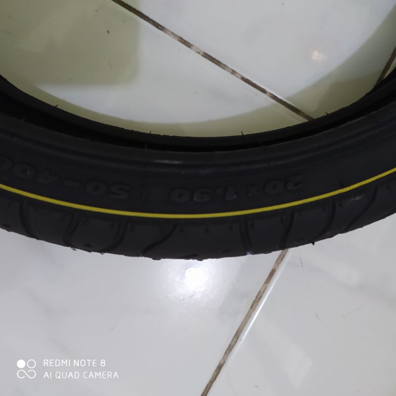 Ban luar sepeda 20 x 1.90 Swallow Black Lining- 2bh