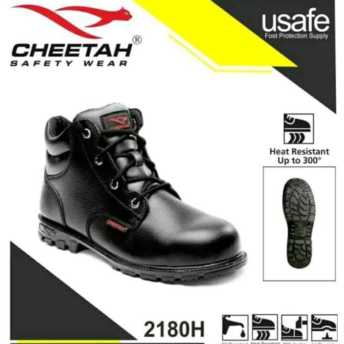 Safety shoes cheetah 2180H Original / Sepatu Safety Cheetah 2180 H Berkualitas