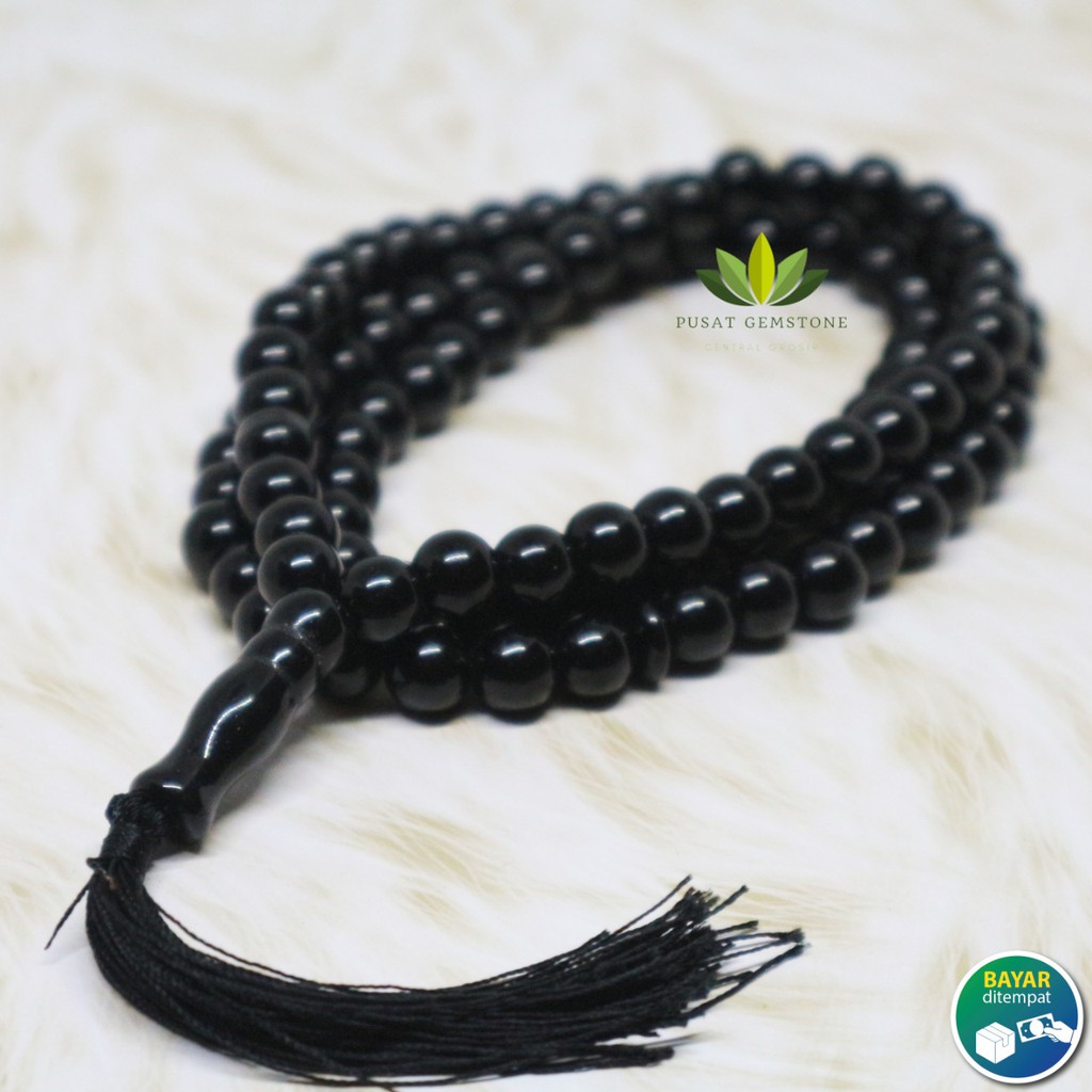 Tasbih batu black onyx