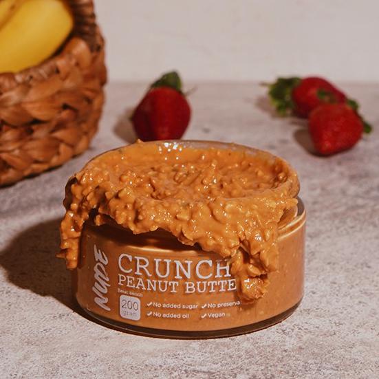 

↕#Sale✢↕ NUDE Crunchy Peanut Butter 200g Original Keto Chunky Diet Friendly Gluten Free - Selai Sehat Healthy GLUTEN FREE J97 ↕