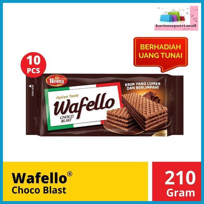 

E5Ewsfg- Wafello Choco Blast Promo 10 Pcs @21 Gr 78Itjyhf-