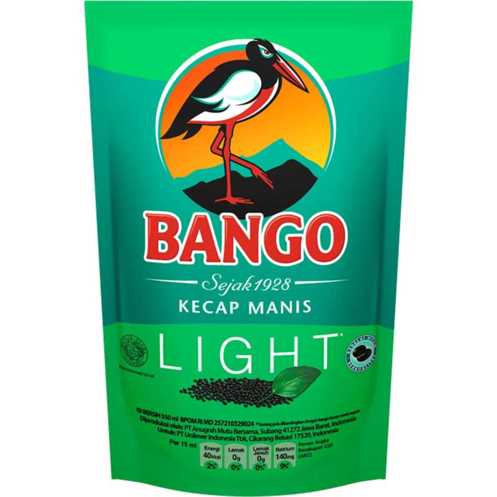 

Bango Light Kecap Manis 550ml