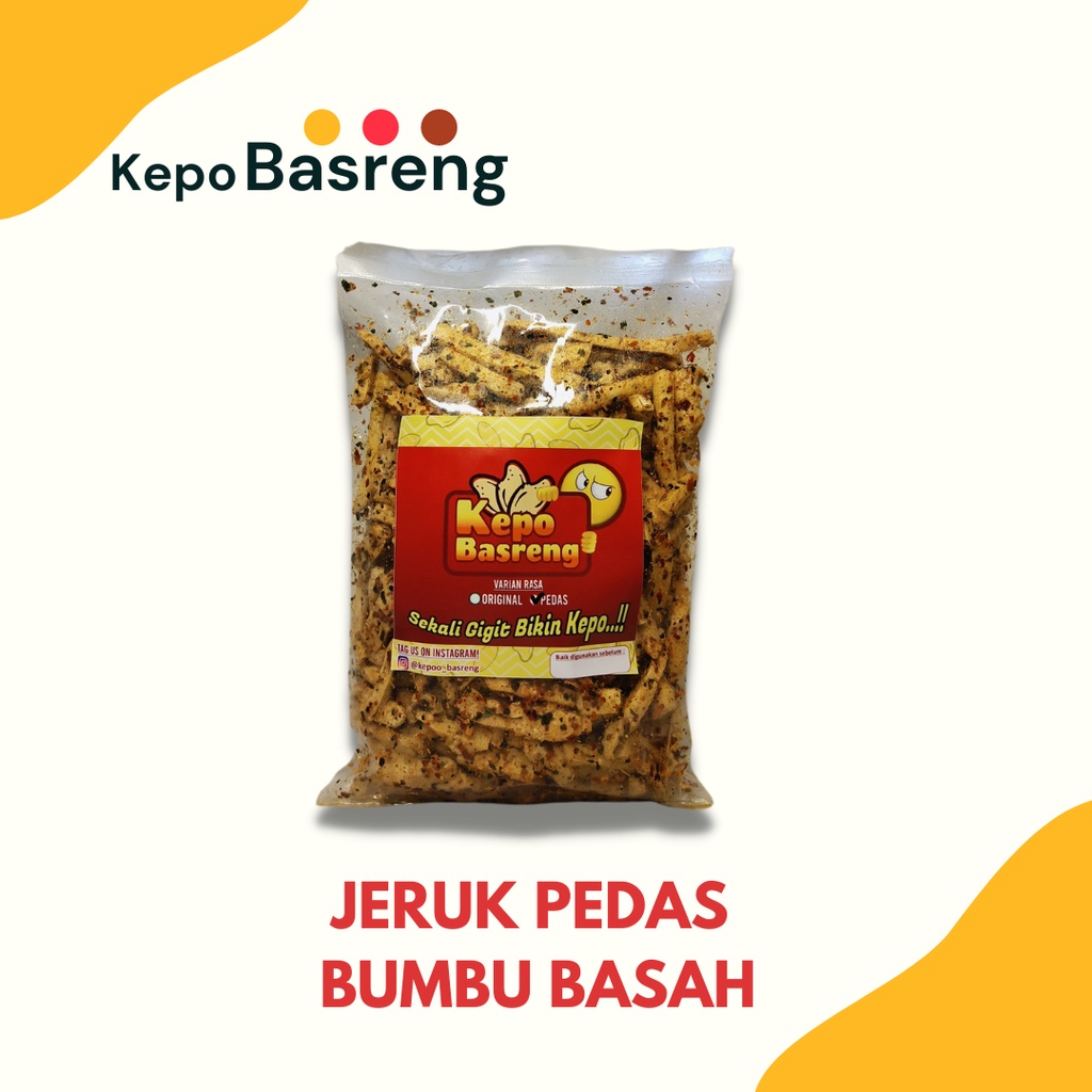 

Basreng Kepo Jeruk Pedas Bumbu Basah ( Best Seller )