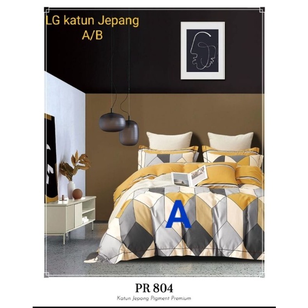 Sprei Katun Jepang Motif Printing 200x200x40