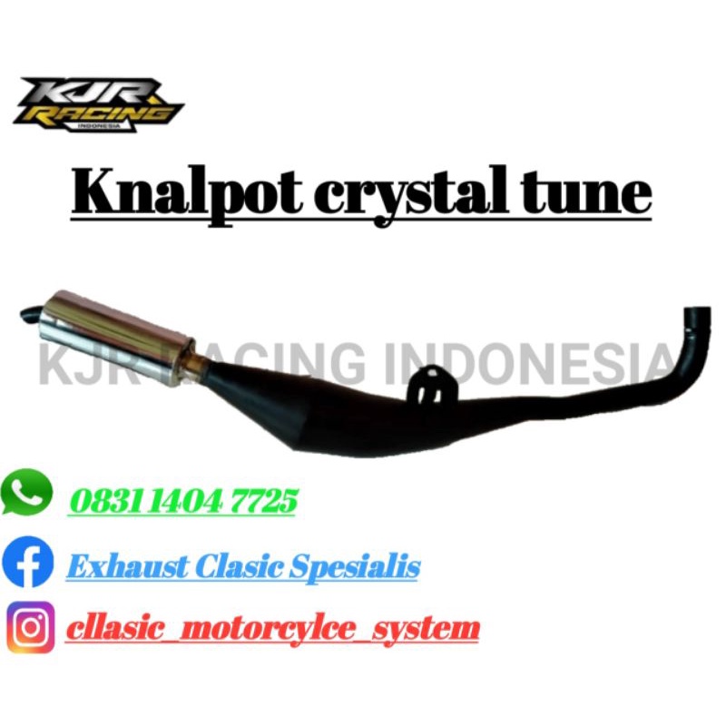 KNALPOT CRYSTAL TUNE KJR RACING