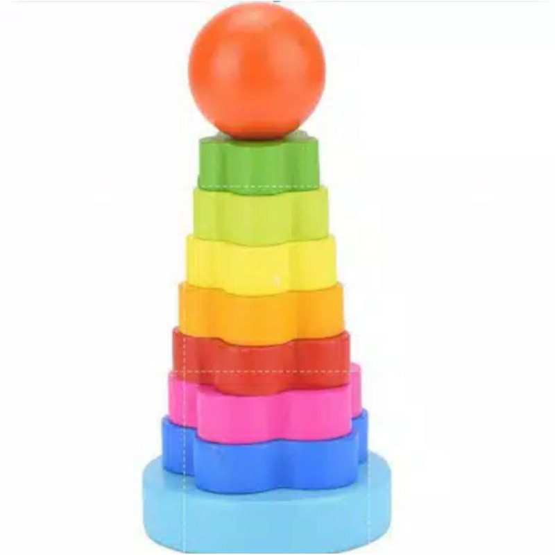 

Duniaanaktoys - Menara Warna Warni Bintang
