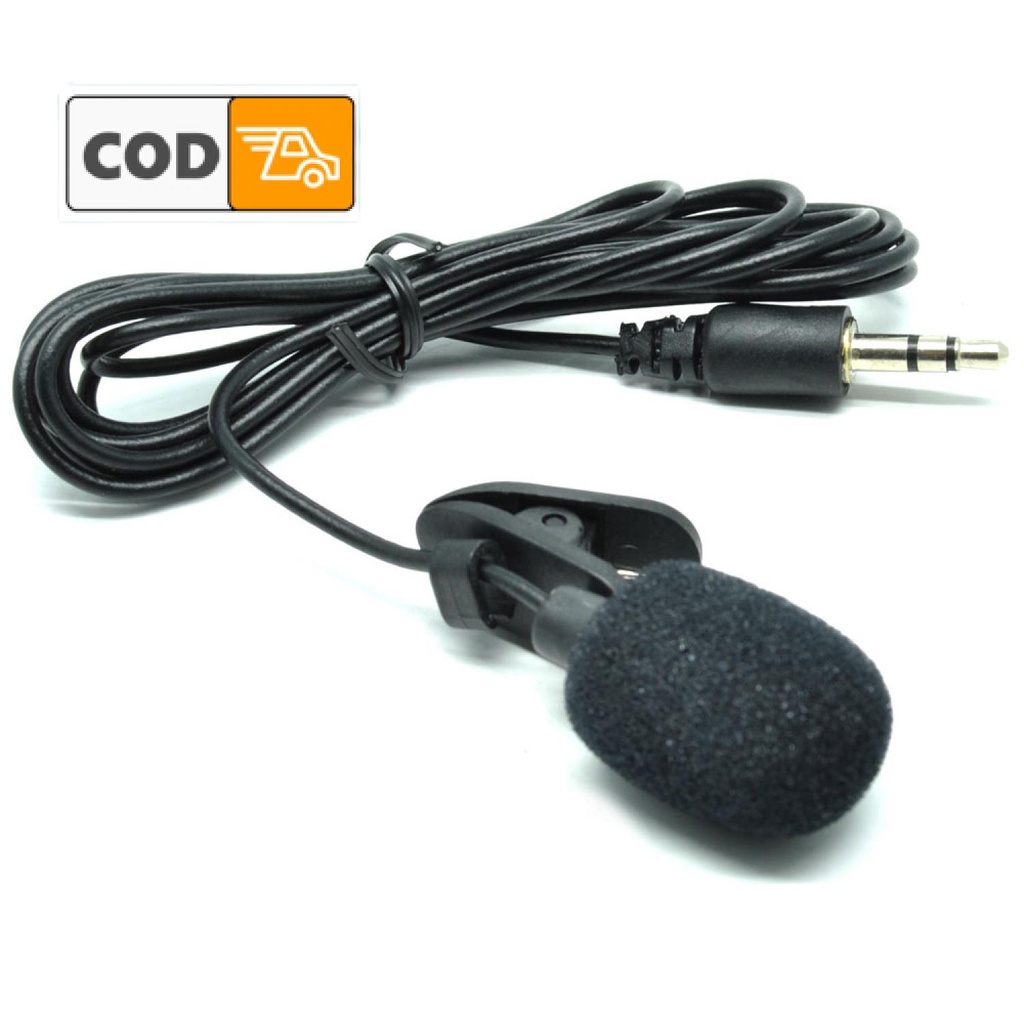 Microphone Mic Clip On Smule Vlog Youtuber Suara Jernih / Alat Mikrofon Klip 3.5mm untuk HP Smartpho