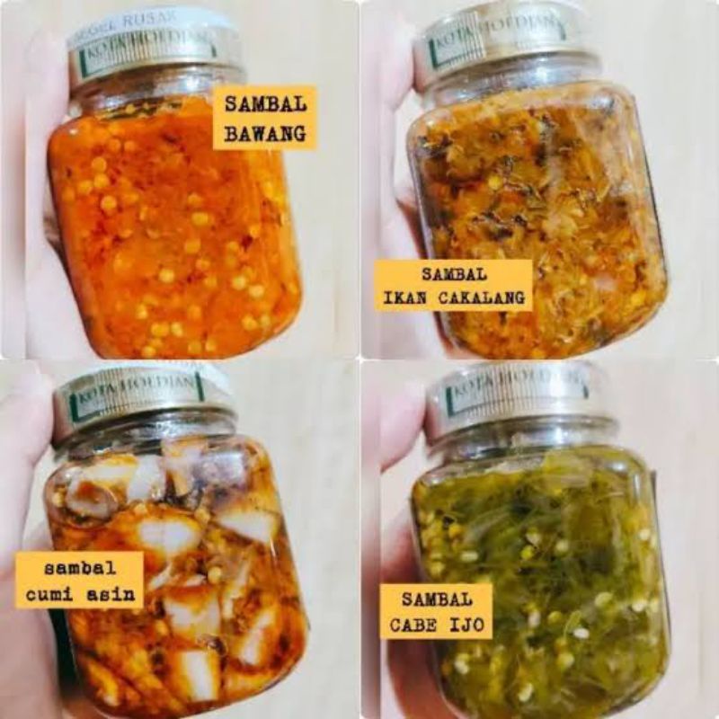 

sambal kemasan jar